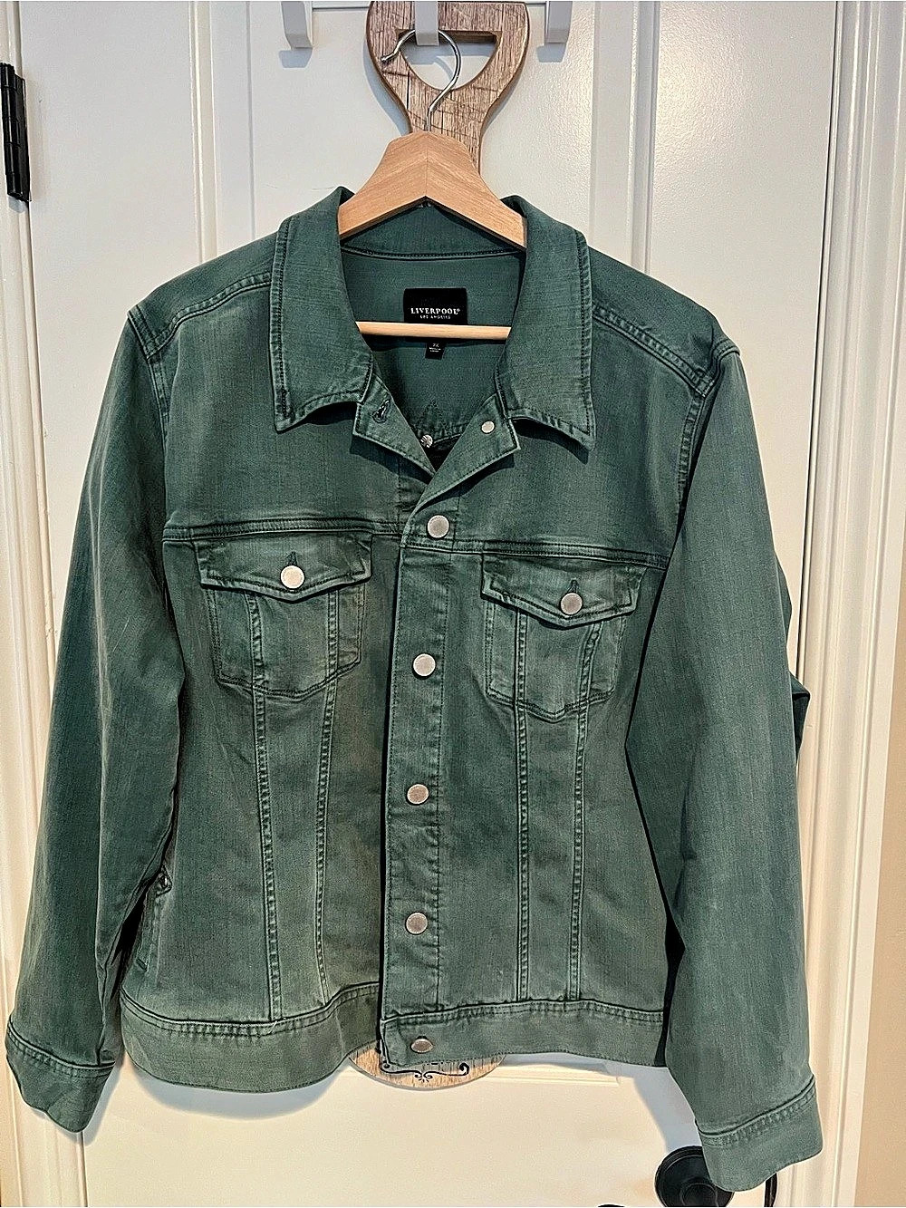 Liverpool teal Jean Jacket Like New